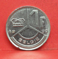 1 Frank 1990 - TTB - Pièce Monnaie Belgie - Article N°1963 - 1 Franc