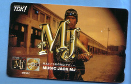 Japan Telefonkarte Japon Télécarte Phonecard - Musik Music Musique  Band Gruppe MJ Jack TDK - Musik