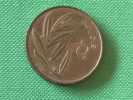 Münzen Münze Umlaufmünze Frankreich 20 Francs 1980 Belgie - 20 Frank