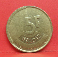 5 Frank 1987 - TTB - Pièce Monnaie Belgie - Article N°2002 - 5 Francs