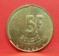 5 Frank 1993 - SUP - Pièce Monnaie Belgie - Article N°2006 - 5 Frank