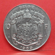 10 Frank 1969 - SUP - Pièce Monnaie Belgie - Article N°2010 - 10 Francs