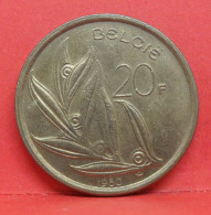 20 Frank 1980 - SUP - Pièce Monnaie Belgie - Article N°2015 - 20 Frank