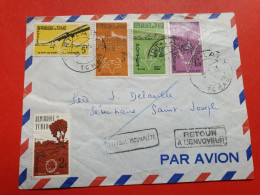 Tchad - Enveloppe De Fort Lamy Pour La France En 1965 Et Retour à L'envoyeur - Réf 1732 - Ciad (1960-...)