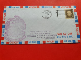 Etats Unis - Enveloppe De Seattle Pour L'Australie En 1969 Avec Cachet Polaire - Réf 1734 - Storia Postale