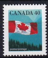 MiNr. 1212 Kanada (Dominion) 1990, 28. Dez. Freimarke: Staatsflagge  - Postfrisch/**/MNH - Neufs