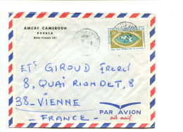 CAMEROUN - Affranchissement Sur Lettre Par Avion - ABBIA / Singe Attaqué Par Un Vautour - Cameroon (1960-...)