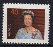 MiNr. 1213 Kanada (Dominion) 1990, 28. Dez. Freimarke: Königin Elisabeth II. Odr.; Papier Fl.  - Postfrisch/**/MNH - Ungebraucht