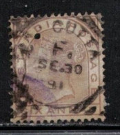 INDIA Scott # 33 Used - QV - Hinge Remnant - 1854 Britische Indien-Kompanie