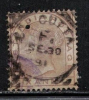 INDIA Scott # 33 Used - QV - Hinge Remnant - 1854 Britse Indische Compagnie