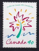 MiNr. 1232 Kanada (Dominion) 1991, 28. Juni. Kanada-Tag - Postfrisch/**/MNH - Nuevos