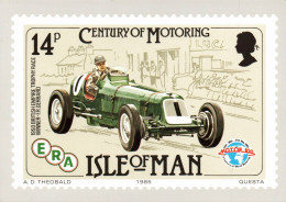 2122/ 2x Isle Of Man, Century Of Motoring, ERA, Rolls Royce 1985 - Isle Of Man