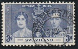 Swaziland - 1937 - King George Georg VI KGVI Coronation Kronung - Swaziland (...-1967)