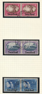 Swaziland - 1945 - South Africa Overprinted World War II Victory Of The Allies Complete Set In Pairs - Swaziland (...-1967)