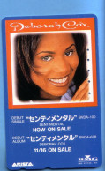 Japan Telefonkarte Japon Télécarte Phonecard - Musik Music Musique Frau Women Femme  Deborah Cox - Musik