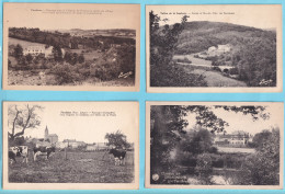 4 CP FERRIERES : Lembrée Ferme Et Moulin -  Château Grimonster - Paysage Champêtre - Château De Ferot - Ferrieres