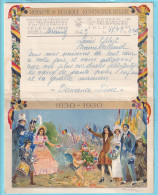 Télégramme De Philantropie  A.BASTIEN Scout, Ange Mariage, Tambour Obl BRAINE L'ALLEUD EIGEN BRAKEL 23 IX 1930  - Telegrammi