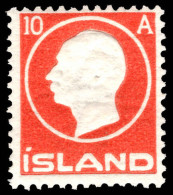 Iceland 1912 Frederick 10a Scarlet Unmounted Mint. - Unused Stamps