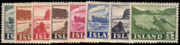 Iceland 1950-54 Part Set Hinged. - Unused Stamps