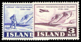 Iceland 1951 Postal Services Unmounted Mint. - Unused Stamps