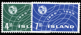 Iceland 1965 Centenary Of ITU Unmounted Mint. - Ongebruikt
