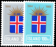 Iceland 1969 25th Anniversary Of Republic Unmounted Mint. - Nuovi