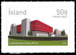 Iceland 2018 200 Years National And University Library Of Iceland Unmounted Mint. - Ungebraucht