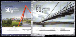 Iceland 2018 Europa: Bridges Unmounted Mint. - Neufs