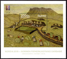 Iceland 2018 International Stamp Exhibition Souvenir Sheet Unmounted Mint. - Unused Stamps