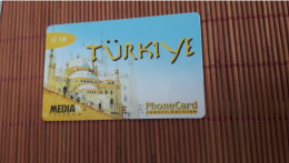 Prepaidcard Turky Median 10 Euro  Used Rare - Türkei