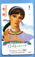 Japan Telefonkarte Japon Télécarte Phonecard - Musik Music Musique Frau Women Femme  Musical - Musik