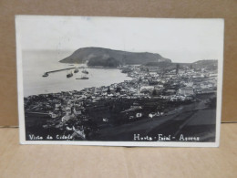 HORTA FAIAL Açores (Portugal) Carte Photo Vue De La Ville - Açores