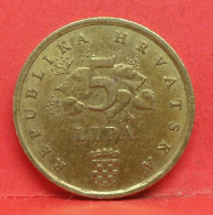 5 Lipa 2000 - TTB - Pièce Monnaie Croatie - Article N°2069 - Croatia