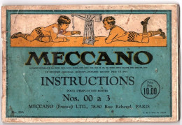 Lot De 4 Catalogues Anciens Meccano. - Meccano