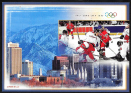 Svizzera/Switzerland/Suisse: Intero, Stationery, Entier, Hockey Su Ghiaccio, Ice Hockey, Hockey Sur Glace - Winter 2002: Salt Lake City - Paralympic