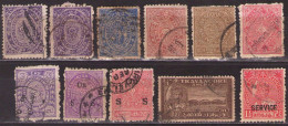 TRAVANCORE INDIA LOT + SERVICE USED - Sonstige & Ohne Zuordnung