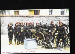 ►    Pompiers Réguliers De CONSTATINOPLE Turquie   "CP  Reproduction" Tulumbacilar 1905 - Sapeurs-Pompiers