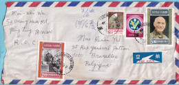 CHINA Taiwan   Letter By Air Mail To BELGIUM  - Cartas & Documentos