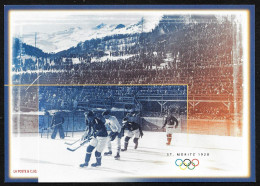 Svizzera/Switzerland/Suisse: FDC, Intero, Stationery, Entier, Hockey Su Ghiaccio, Ice Hockey, Hockey Sur Glace - Winter 2002: Salt Lake City - Paralympics