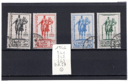 MAROC 1946 YT N°241-42-43 + PA 59 Obl. - Used Stamps