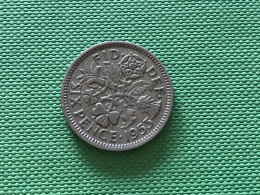 Münzen Münze Umlaufmünze Großbritanien 6 Pence 1953 - H. 6 Pence