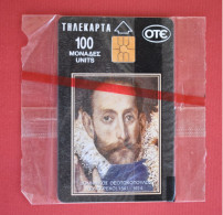 Phonecards Greece   MINT CARD TIRAGE 50 000 PAITING EL GRECO 9/1994 - Pittura