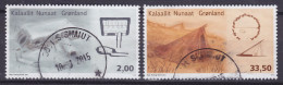 Greenland 2015 Mi. 703-04 Grönländische Architektur (I) Wohnformen Vor Der Kolonialisierung Complete Set - Used Stamps