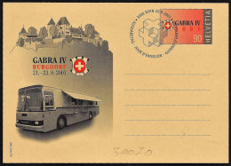 Svizzera/Switzerland/Suisse: FDC, Intero, Stationery, Entier, Bus - Busses