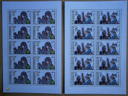 1998 Czech Republic Mi.182-183 (Klb.), Series /** - Unused Stamps