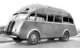 Renault Model AGP85 Saharienne Bus (1937) - Alger-Zinder-Kano-Niamey-Fort Lamy  - 15 X 10cms PHOTO - Bus & Autocars