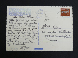 IRLANDE IRELAND EIRE AVEC YT 321 CERF ELAN DEER STAG - UNIVERSITY BOAT CLUB GALWAY - Lettres & Documents