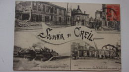 60 CREIL WWI SOUVENIR - Creil