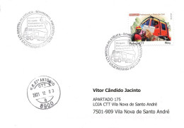 PORTUGAL - Firemen, Present! - Thank You Front Line Professionals - Commemorative Postmark - First Aid