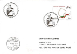 PORTUGAL - Thank You Portuguese - Open Day In Philately - Commemorative Postmark (cover Real Circulated) - Marcophilie